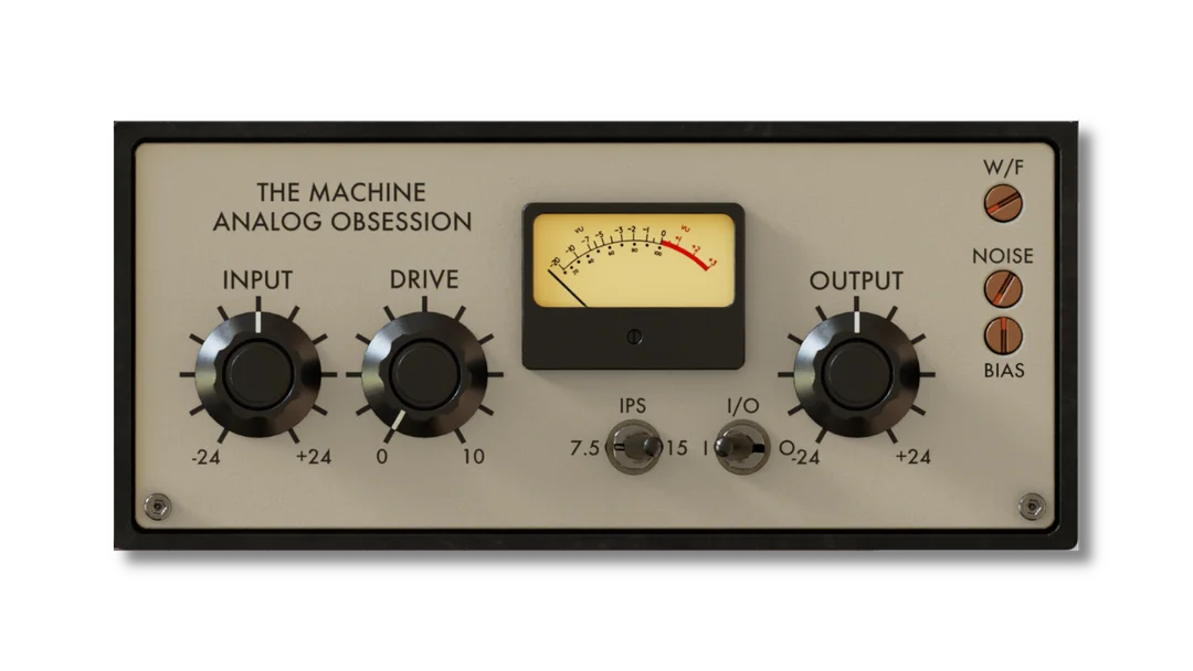 TheMachine tape machine plugin interface by Analog Obsession