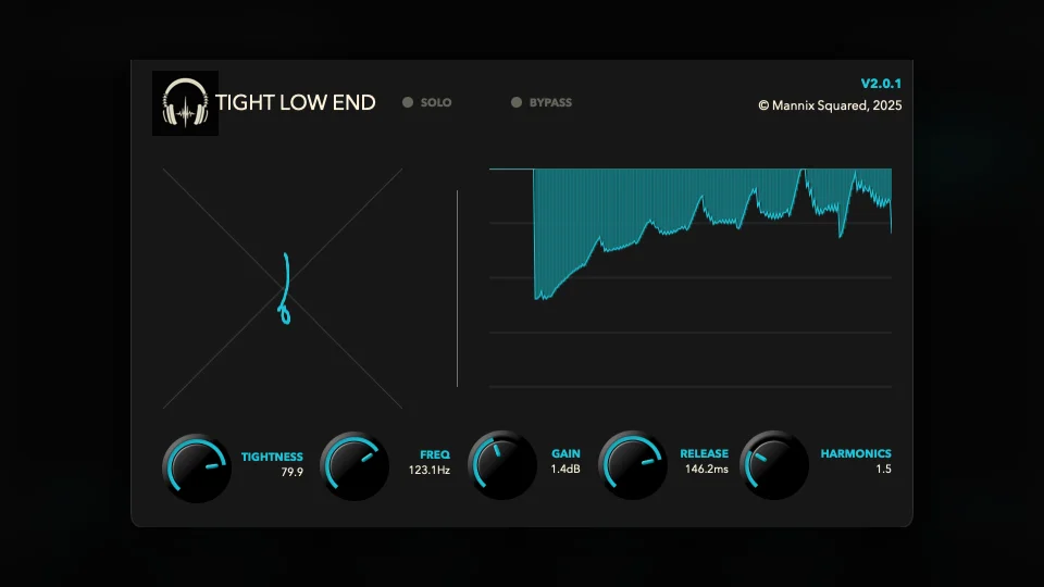 Tight Low End by Mannix Squared plugin interface