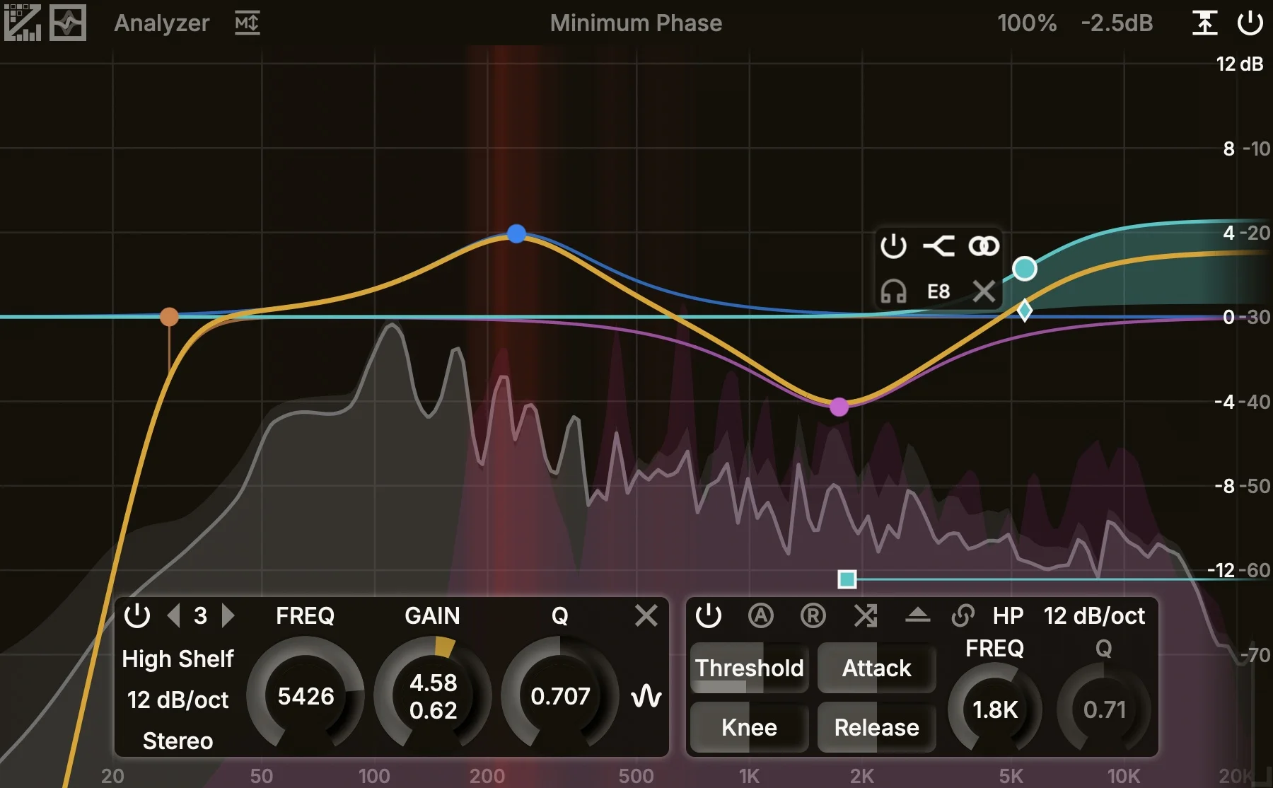 ZL Equalizer 2 plugin interface by ZL Audio